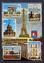 M1981 PARIS SOUVENIR 6 VEDUTE VIAGGIATA